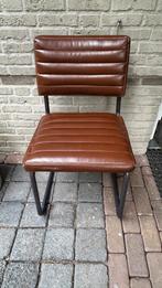 Ruin lederen stoel, 4 stuks, Ophalen, Gebruikt, Bruin, Leer