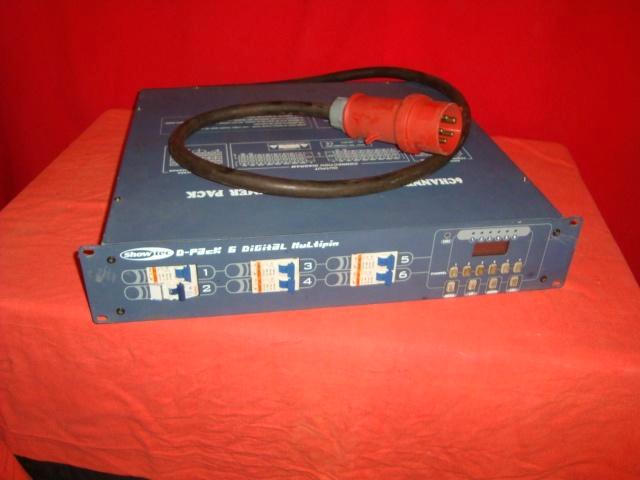 Gebruikt: Showtec D-Pak,6 Digitale Multipin Dimmer, 20230226, Muziek en Instrumenten, Licht en Laser, Gebruikt, Overige typen