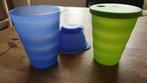 Tupperware Trendy bekers 330ml blauw en groen Nieuw, Huis en Inrichting, Keuken | Tupperware, Nieuw, Groen, Beker of Kan, Ophalen of Verzenden