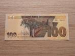 Biljet Zimbabwe - 100 dollar 2023, Postzegels en Munten, Bankbiljetten | Afrika, Verzenden, Zimbabwe, Los biljet