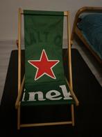 Heineken Strandstoel - Houten Frame, Ophalen of Verzenden, Zo goed als nieuw, Hout, Inklapbaar
