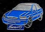 Ford Escort pin- model blauw gelakt, Verzamelen, Speldjes, Pins en Buttons, Nieuw, Transport, Speldje of Pin, Verzenden