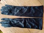 Zwart satijnen gala handschoenen, Ophalen of Verzenden, Zo goed als nieuw, Carnaval