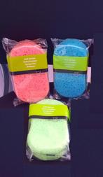 3 NIEUWE BAD DOUCHE SPONS SPONZEN OVAAL, Ophalen of Verzenden, Nieuw, Overige kleuren, Overige typen