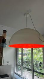 Unieke Oranje Witte Designlamp Eyecatcher voor elk interieur, Huis en Inrichting, Ophalen of Verzenden, Zo goed als nieuw, Minder dan 100 cm
