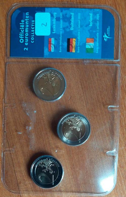 2 euromunten collectie Luxemburg, Duitsland en Ierland, Postzegels en Munten, Munten | Europa | Euromunten, Setje, 2 euro, Overige landen