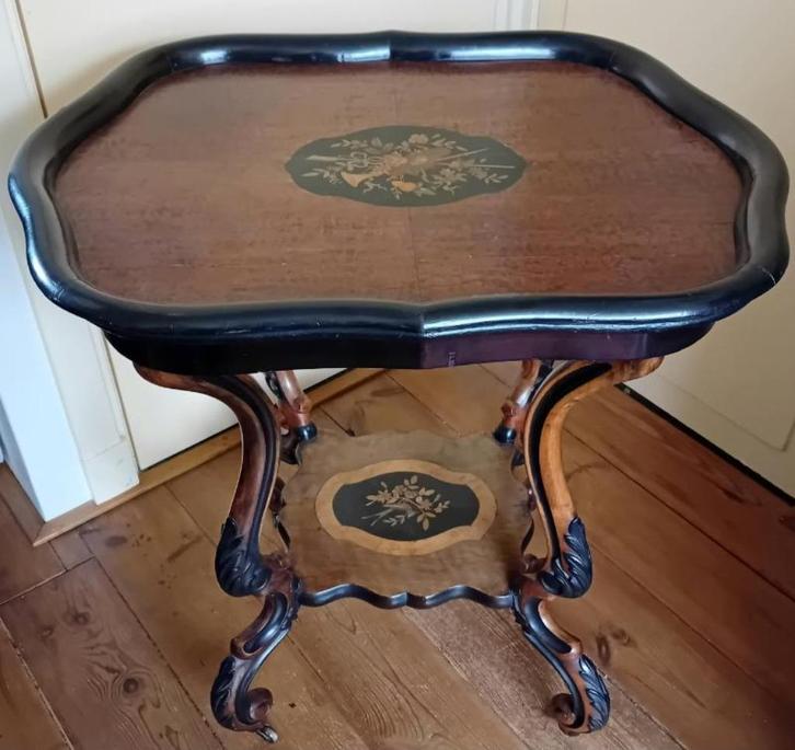 Willem III notenhouten spinpoot wijn/theetafel, Antiek en Kunst, Antiek | Meubels | Tafels, Ophalen