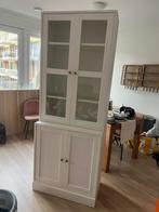 Mooie buffetkast met glazen deuren, Huis en Inrichting, Kasten | Buffetkasten, Ophalen, Gebruikt, 100 tot 150 cm, Met lade(s)