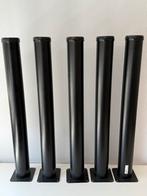 Stalen verstelbare bureau poten, Ophalen, Tafelpoot, 50 tot 100 cm, Rond