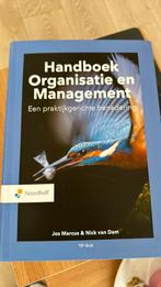 Handboek organisatie en management 10e druk, Boeken, Economie, Management en Marketing, Nieuw, Ophalen of Verzenden, Management