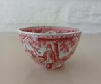 klein kommetje 4 cm Teadrinker rood, Antiek en Kunst, Ophalen of Verzenden
