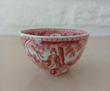 klein kommetje 4 cm Teadrinker rood beschikbaar voor biedingen