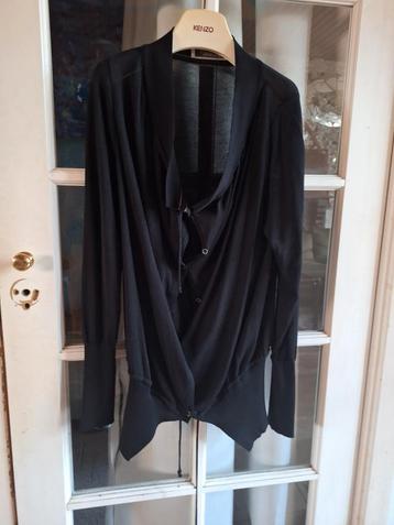 Zwarte Vest Annette Gortz Maat L beschikbaar voor biedingen