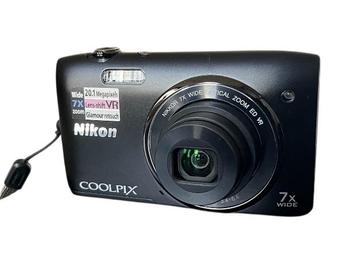 Nikon Coolpix S3500 - Zwart. 20,1 megapixel! beschikbaar voor biedingen