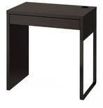 Micke Bureau zwartbruin 73x50 cm, Ophalen of Verzenden, Gebruikt, Bureau