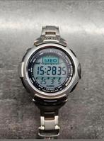 Casio Pro Trek Prg50 titanium solar, Ophalen of Verzenden, Gebruikt, Zilver, Android