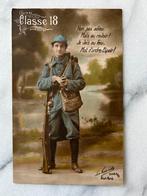 Wo1: ak classe 18 nieuwe lichting poilu, Ophalen of Verzenden, Landmacht, Nederland, Foto of Poster