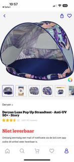 Deryan Luxe Pop Up strandtent Anti-UV 50+, Kinderen en Baby's, Speelgoed | Speeltenten, Ophalen