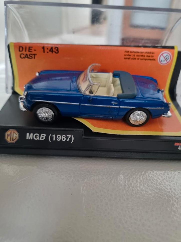 MGB (1967) Modelauto - Mooie Staat!, Hobby en Vrije tijd, Modelauto's | 1:43, Zo goed als nieuw, Auto, Overige merken, Ophalen of Verzenden