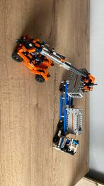 Vrachtwagen met container en verreiker lego technic, Ophalen of Verzenden, Zo goed als nieuw