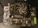 B450 AORUS M + AMD RYZEN 5 1600 AF + 2X8GB 3200 MHZ CORSAIR, Ophalen of Verzenden, Zo goed als nieuw, DDR4