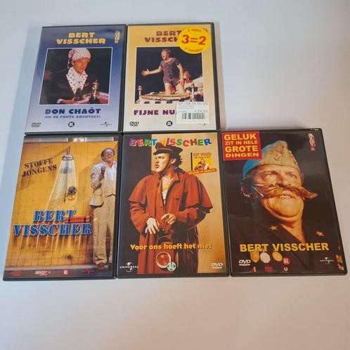 Bert Visscher DVD's., Cd's en Dvd's, Dvd's | Cabaret en Sketches, Zo goed als nieuw, Stand-up of Theatershow, Alle leeftijden