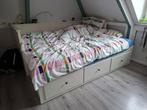 Ikea bed uitschuifbaar, Ophalen, Gebruikt, Eenpersoons, Wit