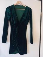 Donkergroene damesjurk maat S, Kleding | Dames, Maat 38/40 (M), Ophalen of Verzenden, Zo goed als nieuw, Onder de knie