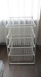 metalen ladenkast met draadmanden ikea, Huis en Inrichting, Kasten | Ladekasten, Ophalen, Gebruikt, 50 tot 100 cm, 3 of 4 laden