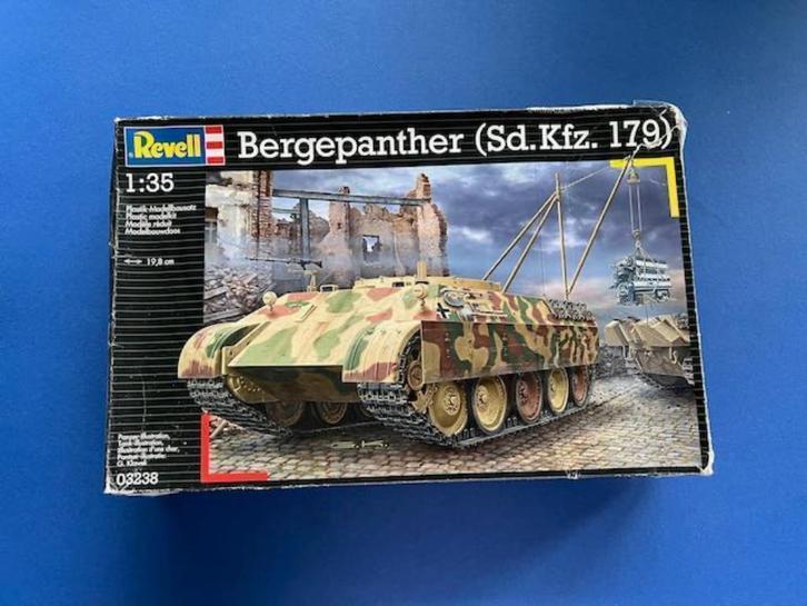 Revell	3238	Bergepanther  (Sd.Kfz. 179)	1/35, Hobby en Vrije tijd, Modelbouw | Auto's en Voertuigen, Nieuw, Auto, 1:32 tot 1:50