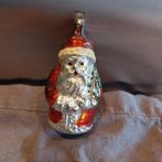 B1180 oude kerstbal kerstman 8,5 cm, Diversen, Ophalen of Verzenden, Gebruikt