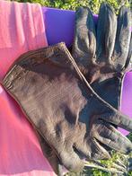 Leren handschoenen dames - ongevoerd, Ophalen of Verzenden, Zo goed als nieuw, Maat 38/40 (M), Handschoenen