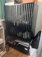 Slatted door cupboard, Ophalen, 100 tot 150 cm, 50 tot 100 cm, Grenenhout