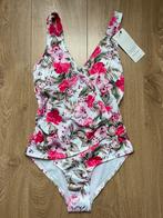 Nieuw Hunkemöller badpak tropical wit/roze/groen maat 36, Wit, Nieuw, Badpak, Ophalen of Verzenden