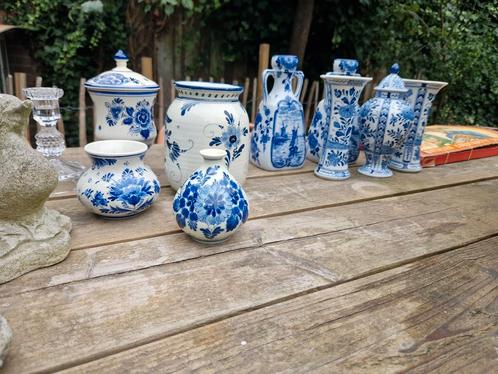 9 Delftsblauwe items, Antiek en Kunst, Antiek | Keramiek en Aardewerk, Ophalen of Verzenden