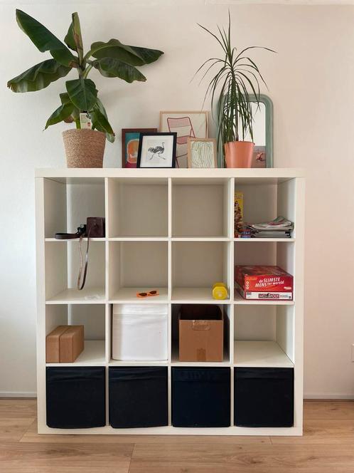 Witte kallax kast ikea 4x4 vakken, Huis en Inrichting, Kasten | Wandmeubels, Gebruikt, 100 tot 150 cm, 150 tot 200 cm, 25 tot 50 cm