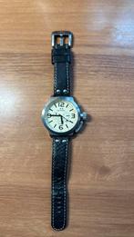 Tw steel horloge, Leer, Staal, Polshorloge, Zo goed als nieuw