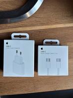 Apple Origineel Power Adapter 20w + USB-C to USB-C 60w nylon, Ophalen of Verzenden, Nieuw, Apple iPhone