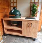 BBQtafel douglas met kastruimte voor iedere kamado, Ophalen of Verzenden, Nieuw, Houtskool