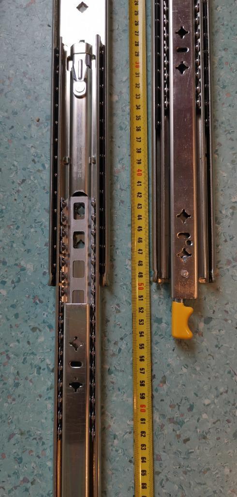 heavy duty geleiders 50 cm (uitgeschoven 100 cm), Doe-het-zelf en Verbouw, IJzerwaren en Bevestigingsmiddelen, Nieuw, Overige typen