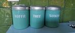 emaille koffie thee suiker potten/bussen, Ophalen