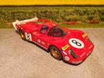 Filmauto Ferrari 512 S Long Tail 1970 Le Mans #8 CMR, Ophalen of Verzenden, Zo goed als nieuw, Auto, Overige merken