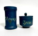 Stroop-en Jam pot Mobach ringeloor Utrecht ca.1915, Ophalen of Verzenden