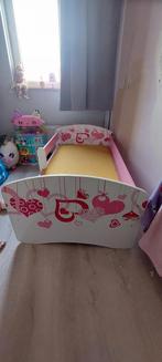 Kinderbed 70x140 cm incl. matras, lattenbodem en beddengoed, Gebruikt, 70 tot 85 cm, 140 tot 160 cm, Ophalen