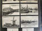 Bruinisse multiview Molen Visserij Haven Tram RTM Geref Kerk, Verzamelen, Verzenden, Voor 1920, Gelopen, Zeeland