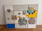Teruo Onuma - Roulettes - Abstract Schilderij 1967, Ophalen