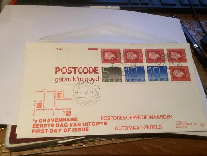 No7251 Postzegelboekje pb22c  Heb ook van Nederland jaargang, Postzegels en Munten, Postzegels | Eerstedagenveloppen, Onbeschreven