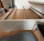 2 persoons ikea bed 140x200 wit, Huis en Inrichting, Slaapkamer | Bedden, Ophalen, Wit, 140 cm, Zo goed als nieuw