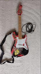 SpongeBob elektrische gitaar junior  rood compleet, Muziek en Instrumenten, Snaarinstrumenten | Gitaren | Elektrisch, Ophalen of Verzenden