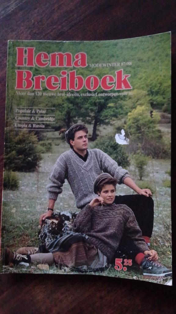 Hema Breiboek Modewinter 87/88, Boeken, Hobby en Vrije tijd, Gelezen, Breien en Haken, Ophalen of Verzenden